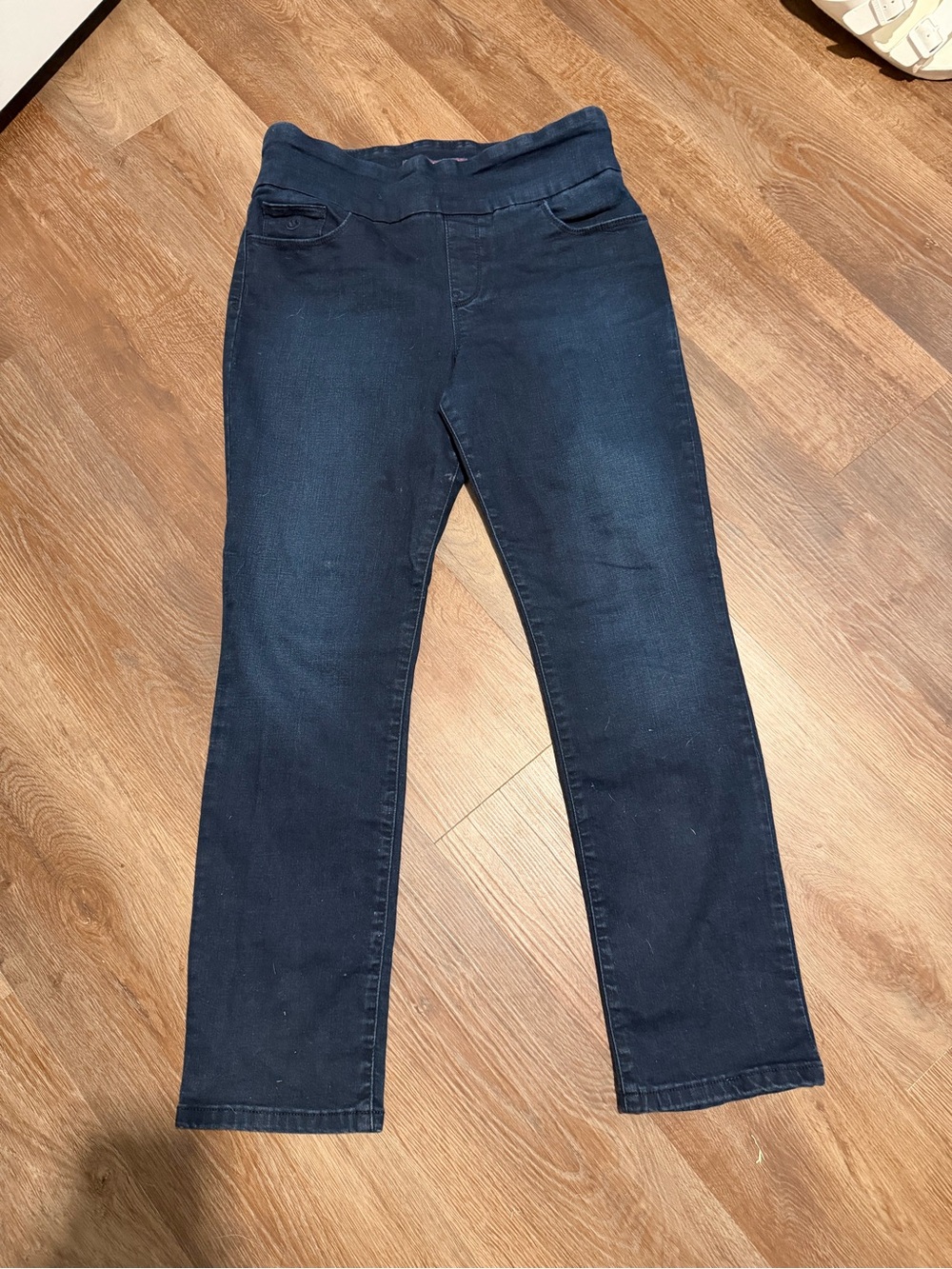 Gloria Vanderbilt Navy Skinny Pull-On Jeans